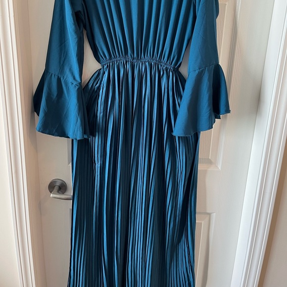 Blue dress! Very soft! Have elastic belt! - Picture 2 of 2